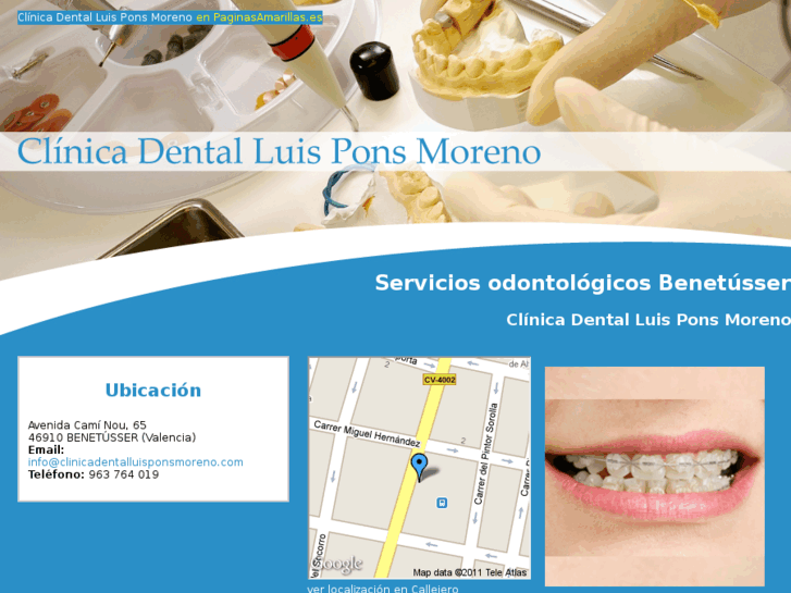 www.clinicadentalluisponsmoreno.com