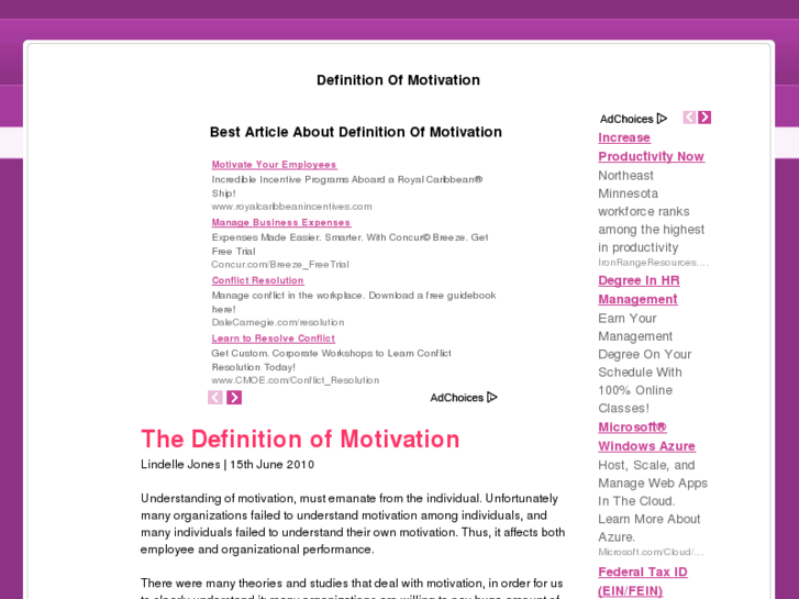 www.definitionofmotivation.com