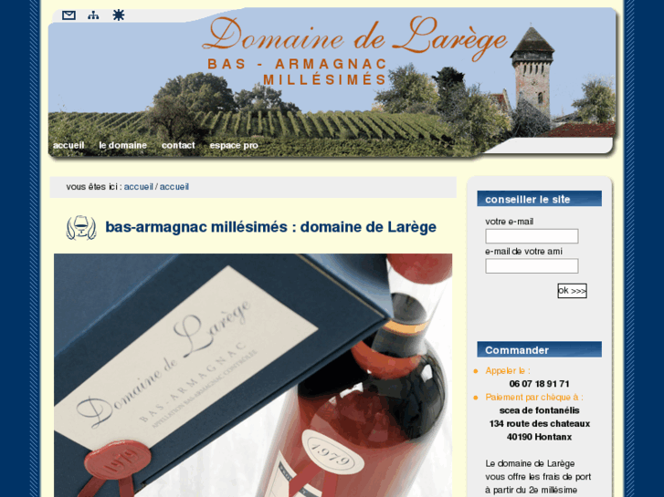 www.domainedelarege.com