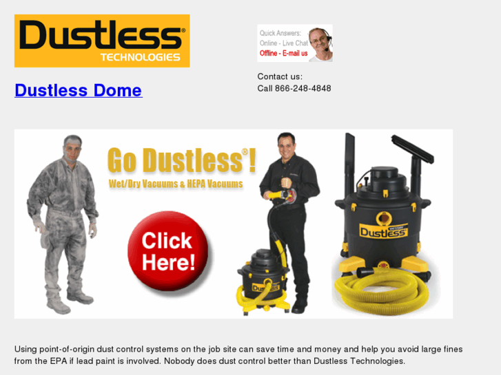 www.dustlessdome.com