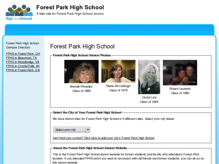 www.forestparkhighschoolalumni.com