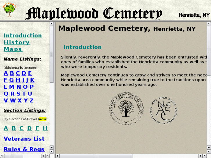 www.maplewoodcemetery.org