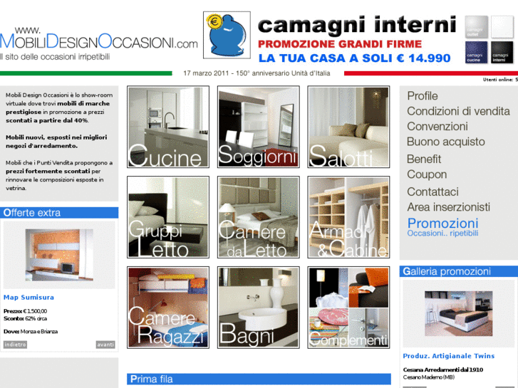 www.mobilidesignoccasioni.com