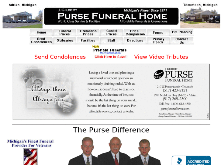 www.pursefuneralhome.com