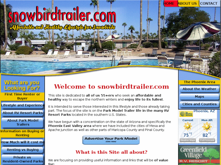 www.snowbirdrvtrailerparks.com