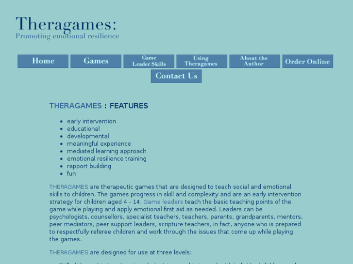 www.theragames.com