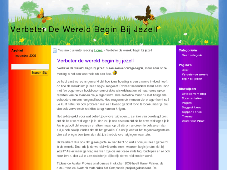 www.verbeterdewereldbeginbijjezelf.com