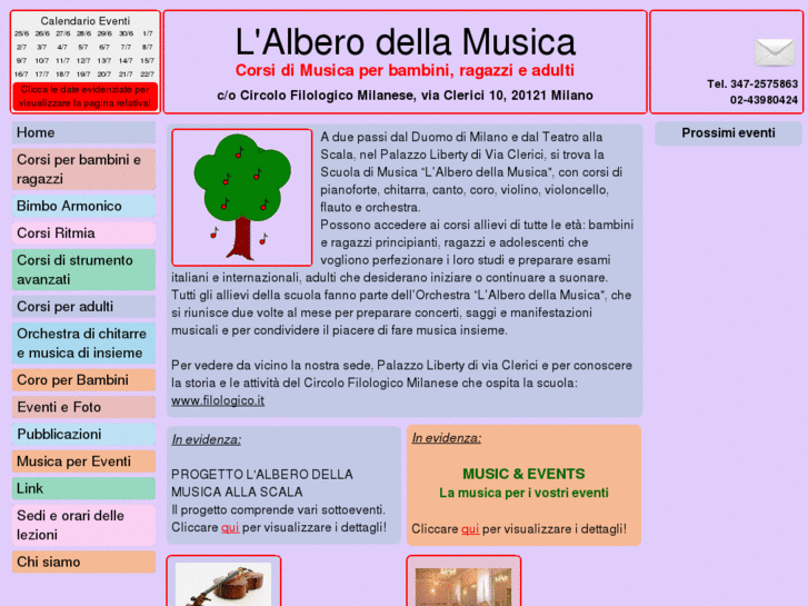 www.alberodellamusica.com