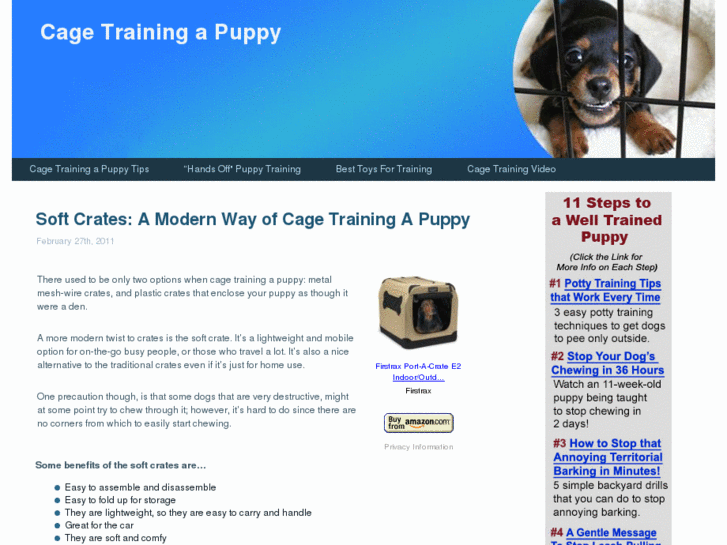 www.cagetrainingapuppy.com