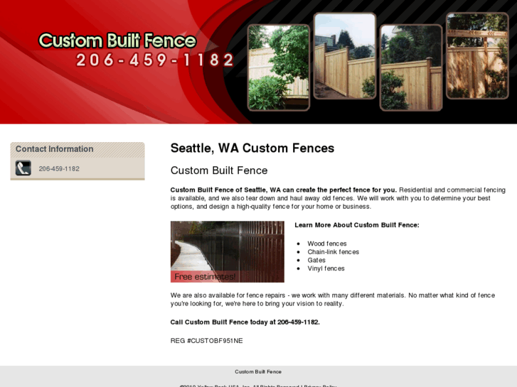 www.custombuiltfencewashington.com