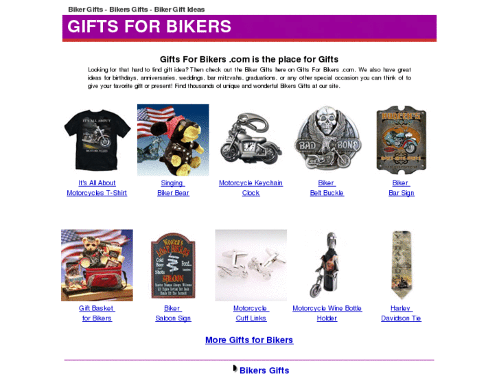 www.giftsforbikers.com