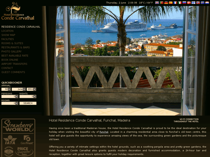 www.hotel-residence-conde-carvalhal.com