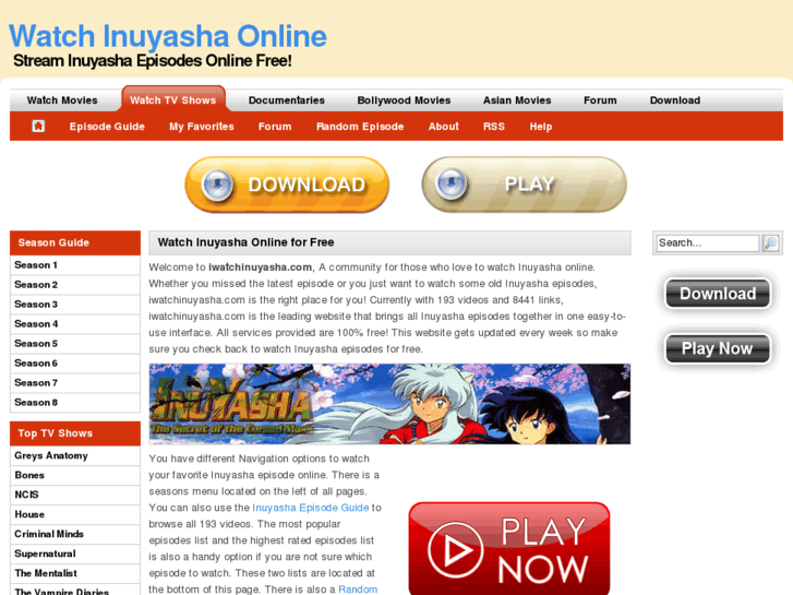 www.iwatchinuyasha.com