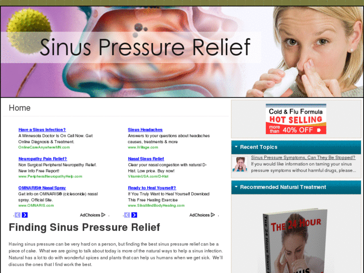 www.newsinuspressurerelief.com