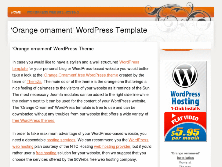 www.orange-ornament-wordpress-theme.com