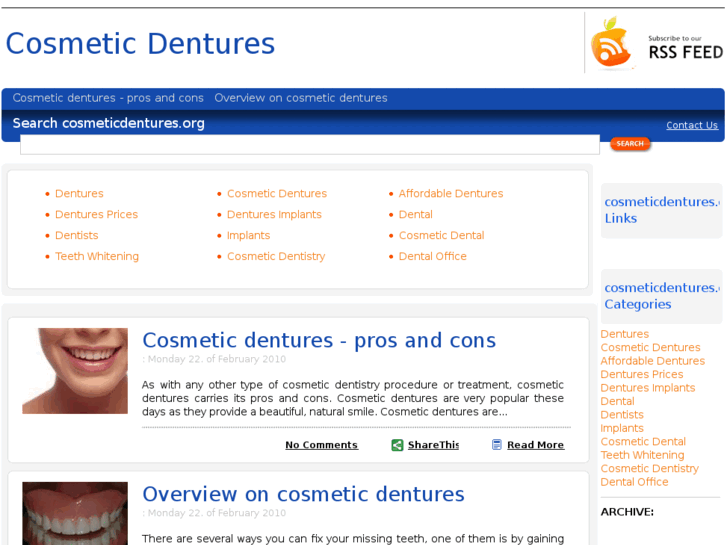 www.cosmeticdentures.org