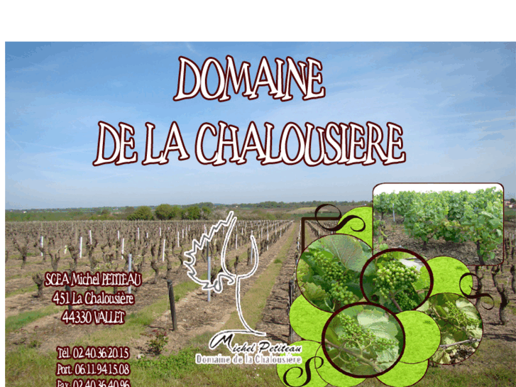 www.domaine-chalousiere.com