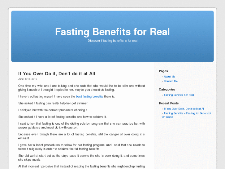 www.fastingbenefitsforreal.com