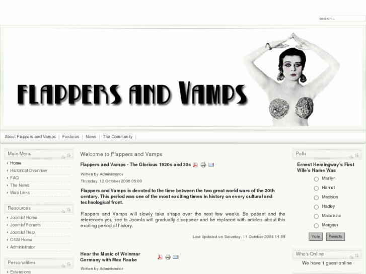 www.flappersandvamps.com