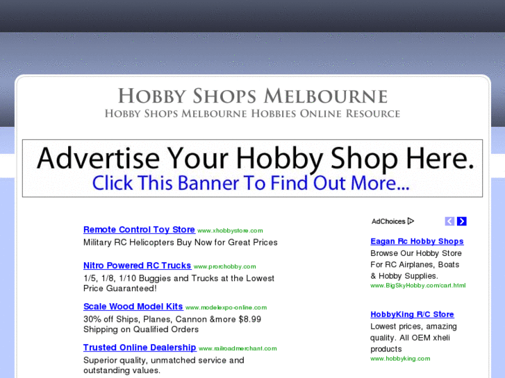 www.hobbyshopsmelbourne.com