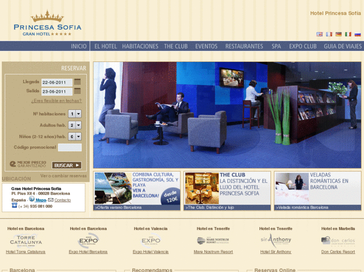 www.hotelprincesasofia.com