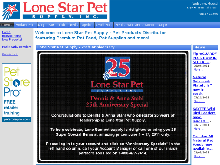 www.lonestarpet.com