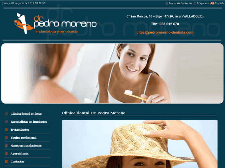 www.pedromoreno-dentista.es