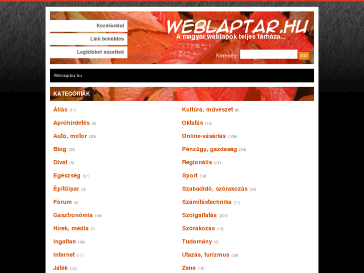 www.weblaptar.hu