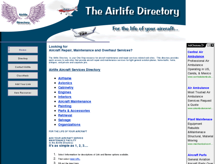 www.airlifedirectory.com