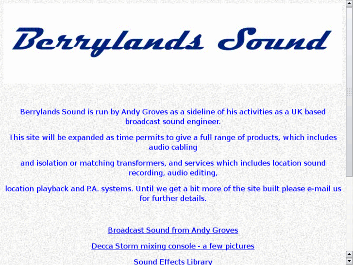 www.berrylandssound.com