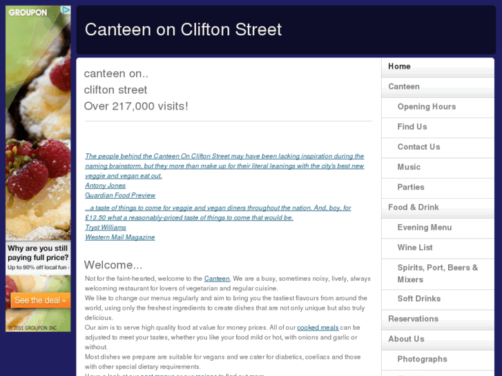 www.canteenoncliftonstreet.com