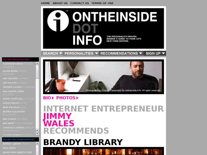 www.ontheinside.info