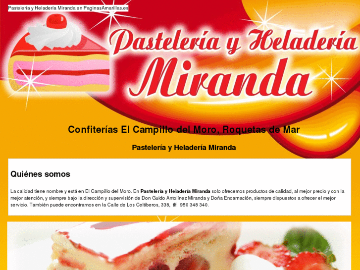 www.pasteleriaheladeriamiranda.es