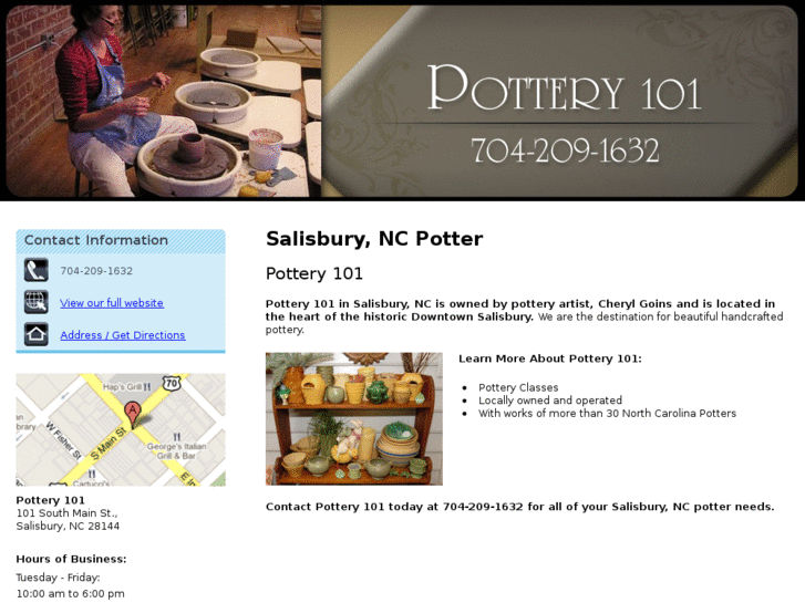 www.pottery101nc.com