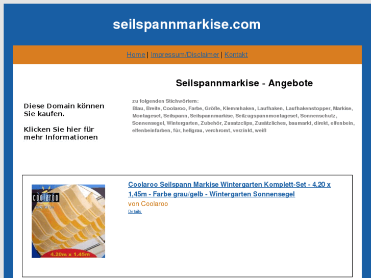 www.seilspannmarkise.com