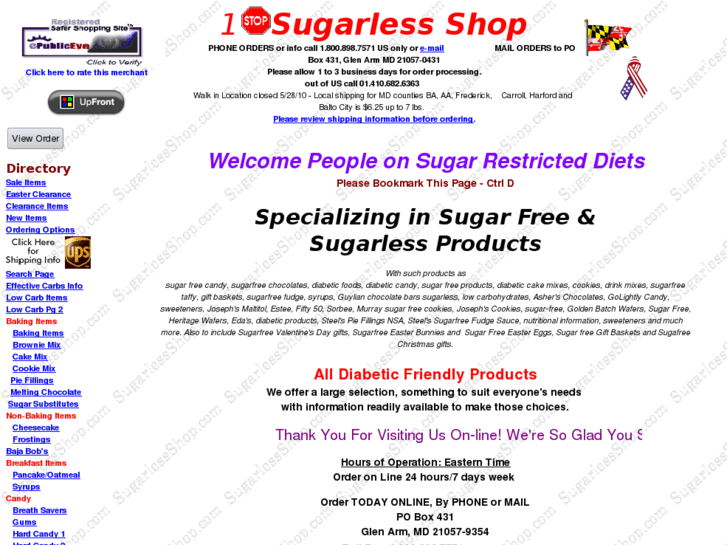 www.sugarlessshop.com