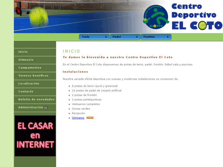 www.centrodeportivoelcoto.com