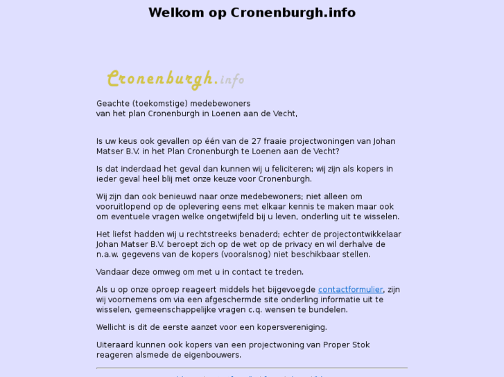 www.cronenburgh.info