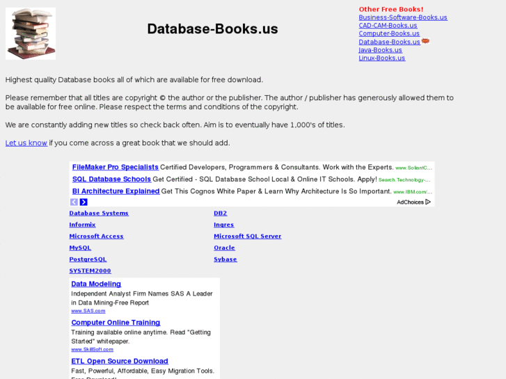 www.database-books.us