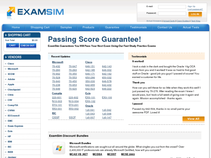 www.examsim.com