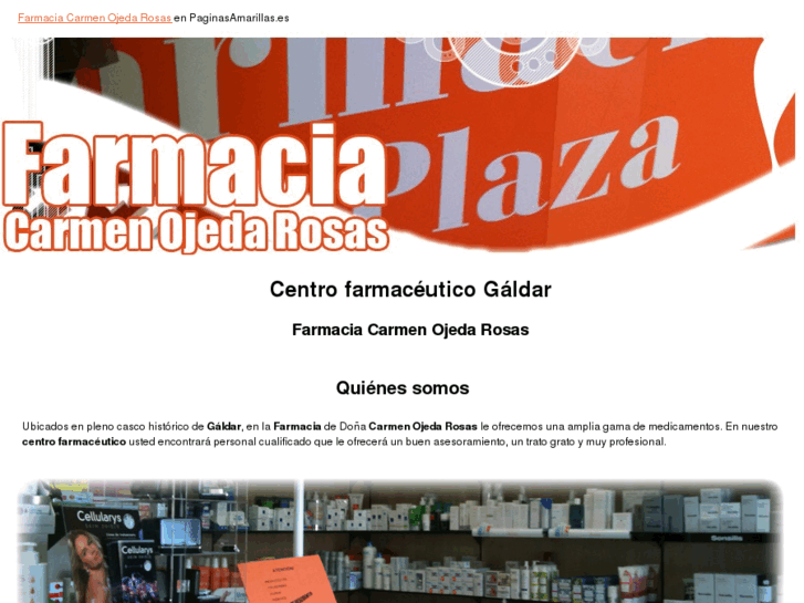 www.farmaciacarmenojedarosas.com