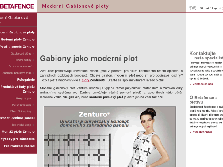 www.gabiony-zenturo.cz