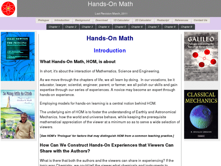 www.handsonmath.info