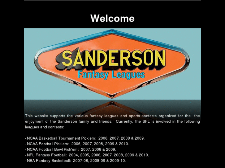 www.sandersonfantasyleagues.com