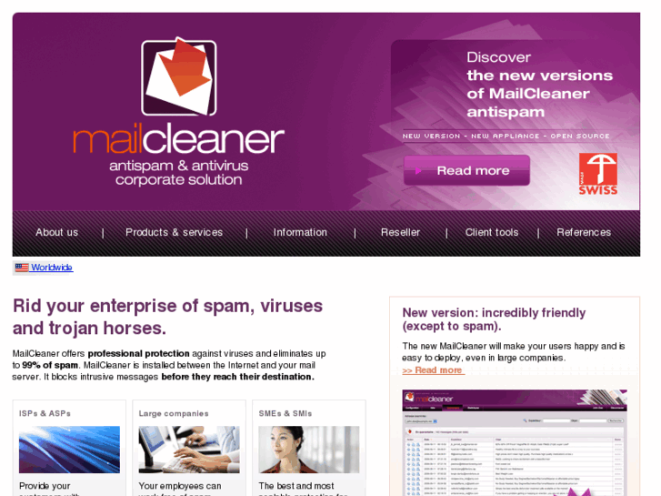 www.spam-mailcleaner.com