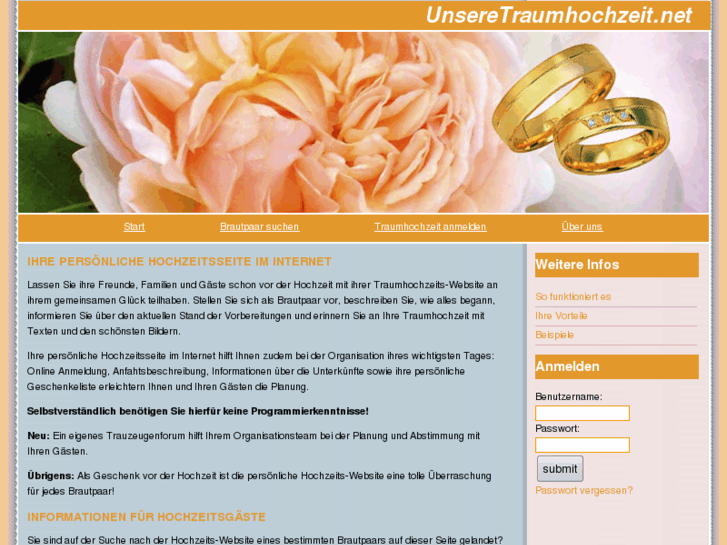 www.unseretraumhochzeit.net