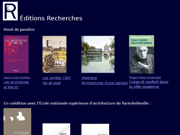 www.editions-recherches.com