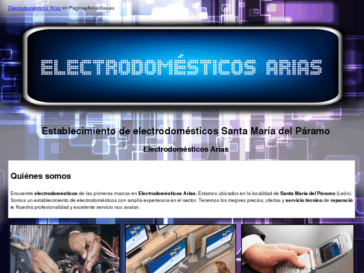 www.electrodomesticosarias.com