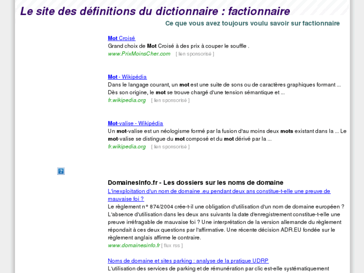 www.factionnaire.fr