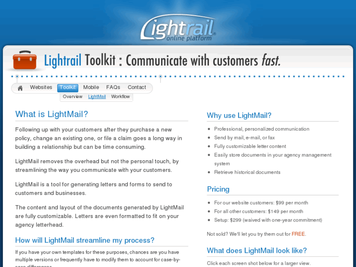 www.lightmailapp.com